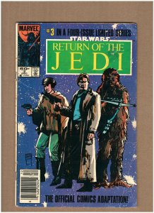 Star Wars Return of the Jedi #3 Newsstand Marvel Comics 1983 Vader GD/VG