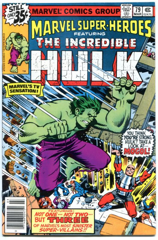 MARVEL SUPER-HEROES #70 71 72 73 74 75 76 77 78 79, VF to NM-, 1967, Hulk, Thing