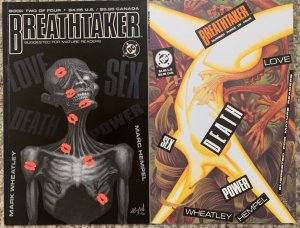 LOT OF 18 DC GRAPHIC NOVELS: BLACKHAWK, BREATHTAKER, GILGAMESH II, PSYCHO, MORE