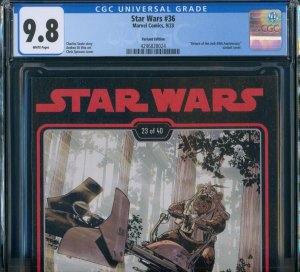 Star Wars #36 CGC 9.8 Return of the Jedi 40th Anniversary Variant Marvel 2023