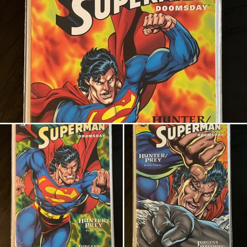 Superman: Doomsday: Hunter/Prey #1-3 (1994 DC) Complete Series