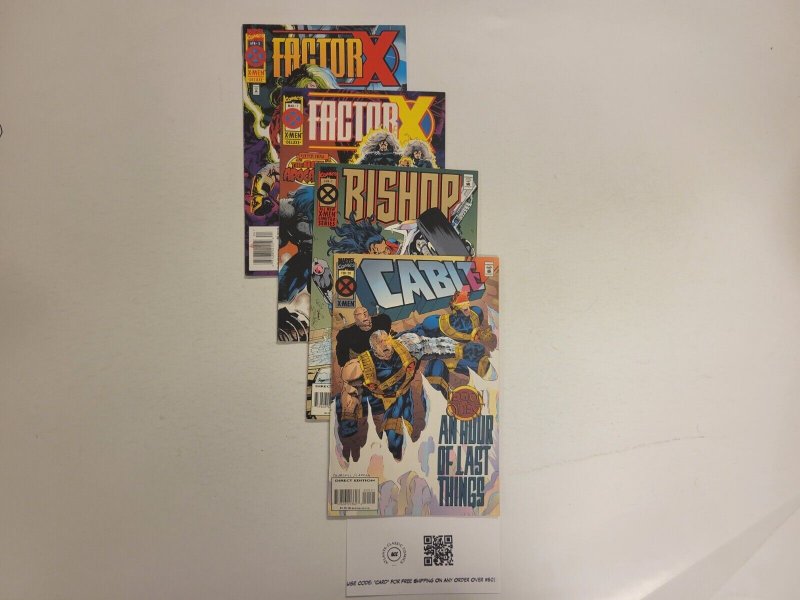 4 Marvel Comics #20 Cable + #2 Bishop + #1 2 Factor-X 9 TJ30