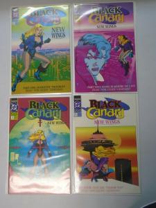 Black Canary set #1-4 8.0 VF (1991 1st Series)