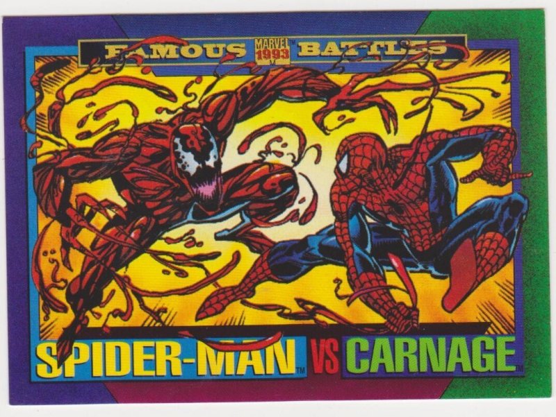 1993 Marvel Universe #145 Spider-Man vs Carnage