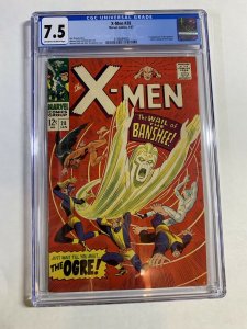 X-men 28 Cgc 7.5 Ow/w Pages Marvel Silver Age 1st Banshee