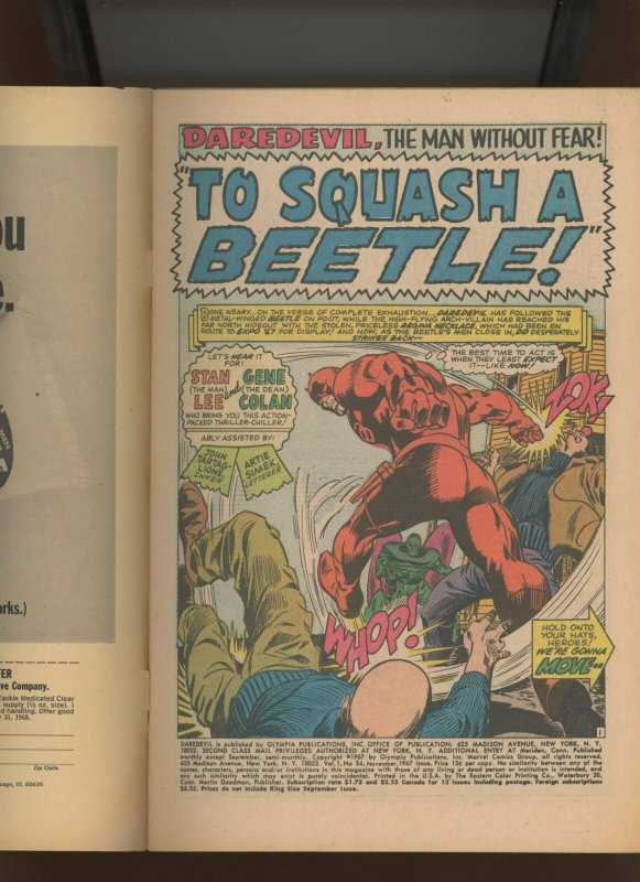 (1967) Daredevil #34: SILVER AGE! WE COMBINE SHIPPING! (4.0)
