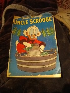 Walt Disney’s Uncle Scrooge Comic Book #6 DELL Golden Age 1954 Carl Barks Art