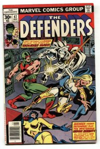 Defenders #47 1977-Marvel-HELLCAT-MOON KNIGHT-comic book