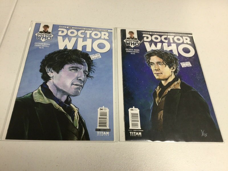 Doctor Who 4 5 Cover C Nm Near Mint Eighth Doctor Titan Comics