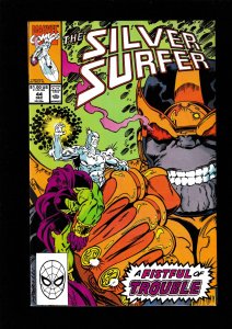 Silver Surfer #44 (1990) VFN/NM / THANOS / 1ST INFINITY GAUNTLET