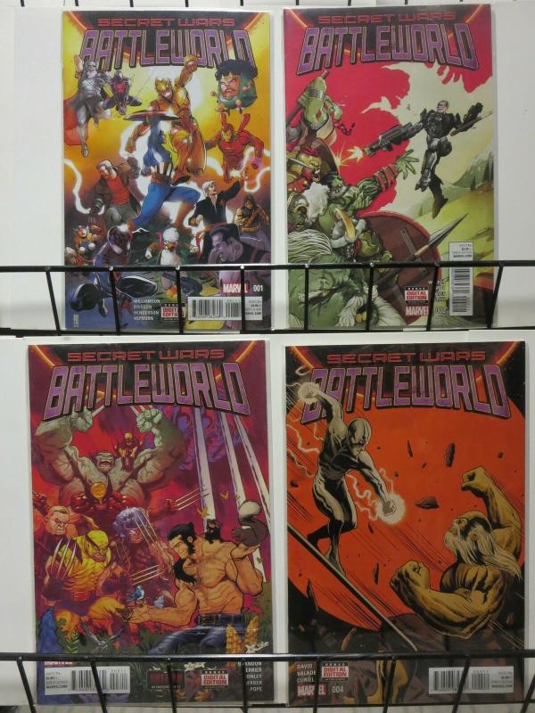 SECRET WARS BATTLEWORLD (2015) 1-4  COMPLETE!