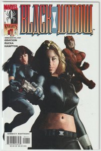 Black Widow #1 (Jan 2001, Marvel), NM-MT condition (9.8), Daredevil app.