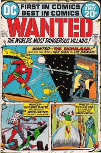 Wanted, the World's Most Dangerous Villains #1 VG ; DC | low grade comic