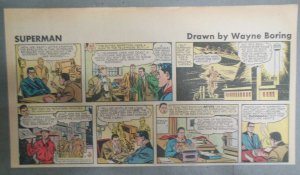 Superman Sunday Page #940 by Wayne Boring from 11/3/1957 Size ~7.5 x 15 inches