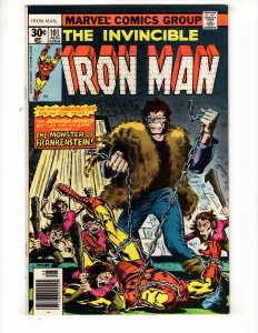 Iron Man #101 (1977) FRANKENSTEIN !!!!!!! Mike Ploog Cover  / ID#522