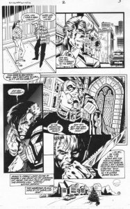 Nightwing #2 p.3 - Villain on the Phone - 1995 art by Greg Land