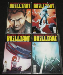 Icon BRILLIANT #1-4 - 4pc Mid-High Grade Comic Lot VF-NM Bendis & Bagley