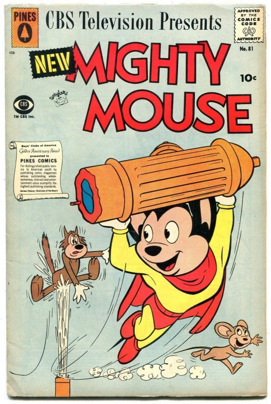 MIGHTY MOUSE #81 1959-PINES COMICS --- HECKLE & JECKLE VG