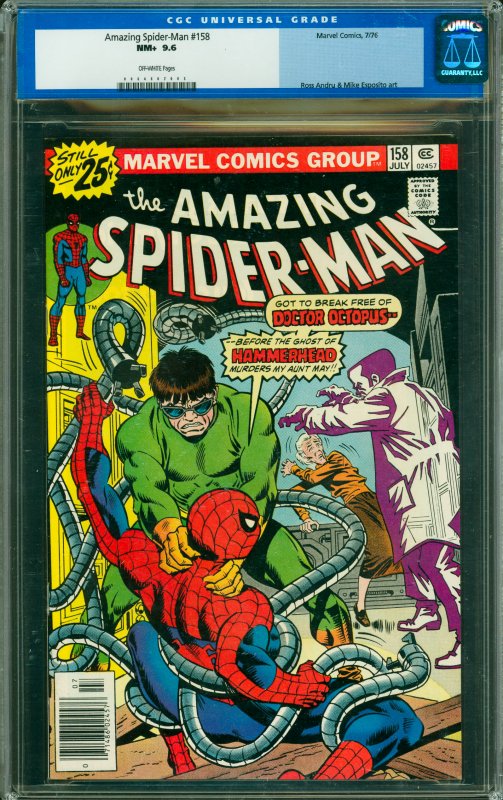 Amazing Spider-Man #158 CGC Graded 9.6