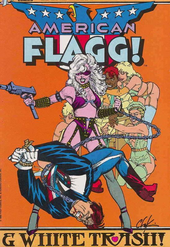 American Flagg #22 VF/NM; First | save on shipping - details inside