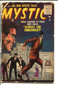 Mystic #48 1956-Atlas comics- Morisi art--SCI-FI-HORROR-ALIENS-ROCKETS-fr/good