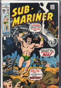 Sub-Mariner #39 (1971) Namor the Sub-Mariner