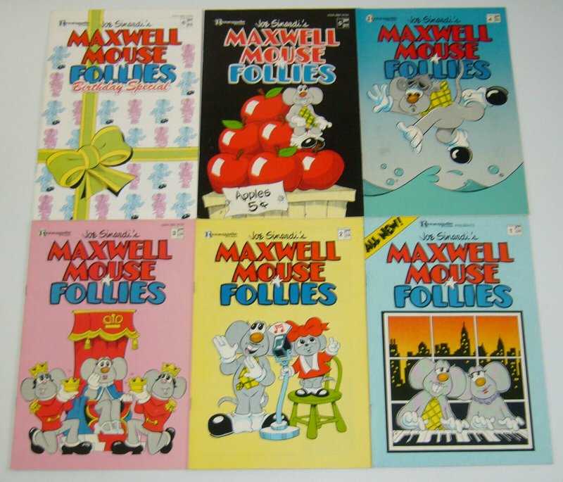 Maxwell Mouse Follies #1-6 VF/NM complete series - joe sinardi renegade 2 3 4 5