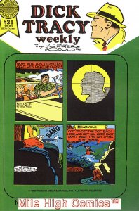 DICK TRACY MONTHLY/WEEKLY  (BLACKTHORNE) (1986 Series) #31 Good Comics Book