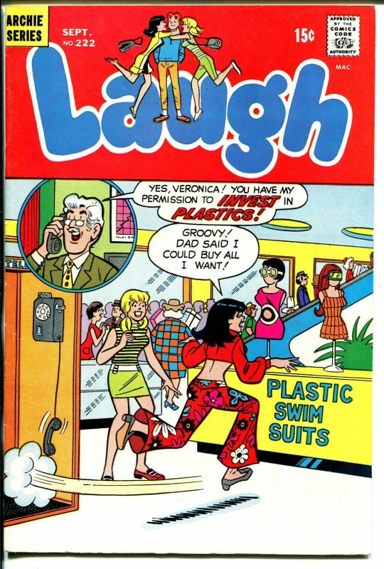 Laugh #222 1969-Archie-Betty-Veronica-swimsuit-VF