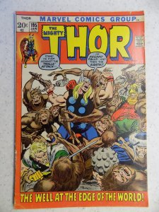 THE MIGHTY THOR # 195 MARVEL GODS JOURNEY ACTION ADVENTURE