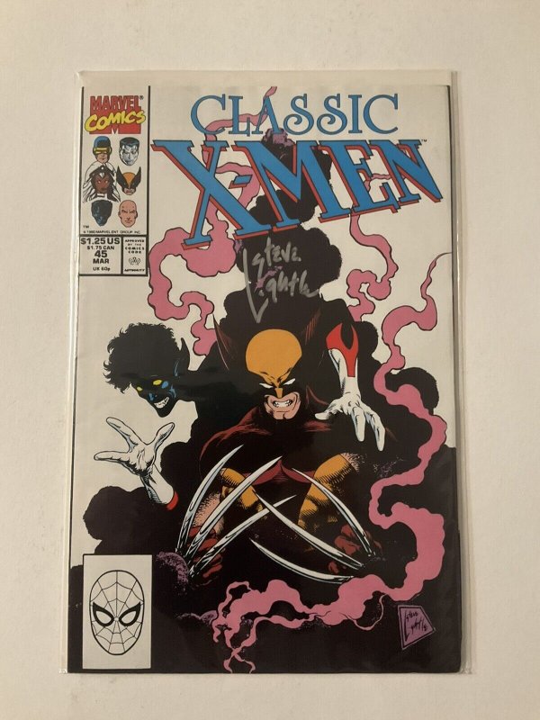 X-Men Classic 45 Near Mint Nm Signed Lightle Marvel