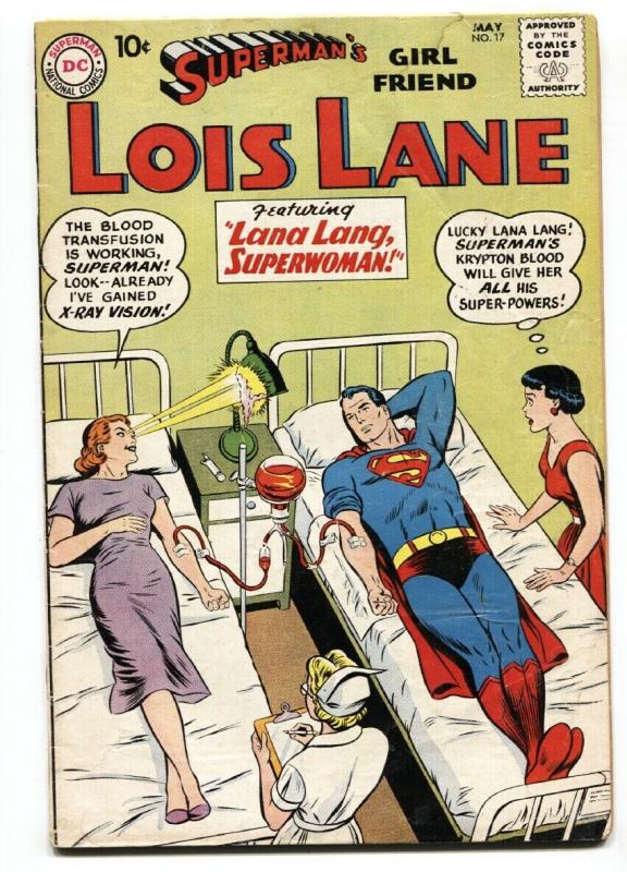 SUPERMAN'S GIRLFRIEND LOIS LANE #17-Second appearance of BRAINIAC