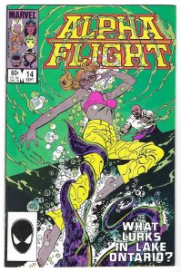 Alpha Flight #14 Direct Edition (1984) - App Sub-Mariner