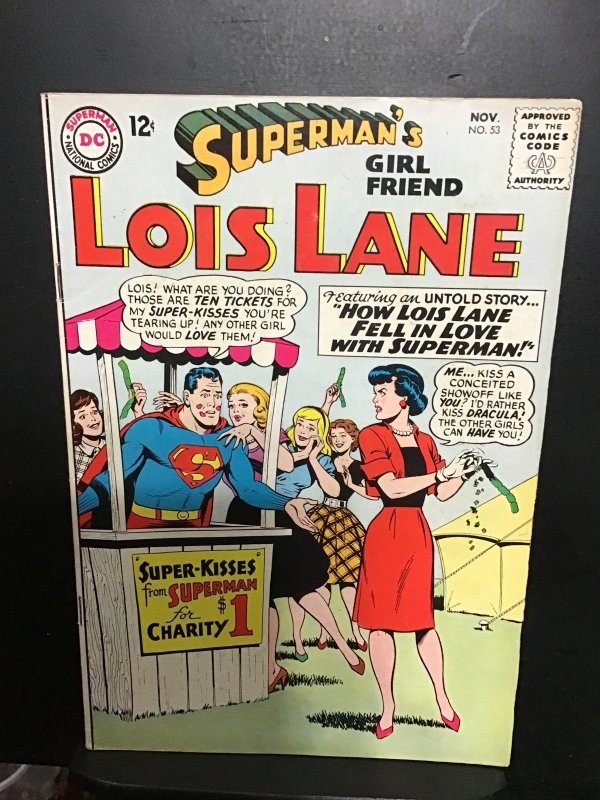 Superman's Girl Friend, Lois Lane #53 (1964) Wow! High-grade kiss Boca C...
