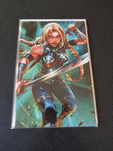 War of the Realms #4 Battle Lines Valkyrie LIM Variant NM Unread