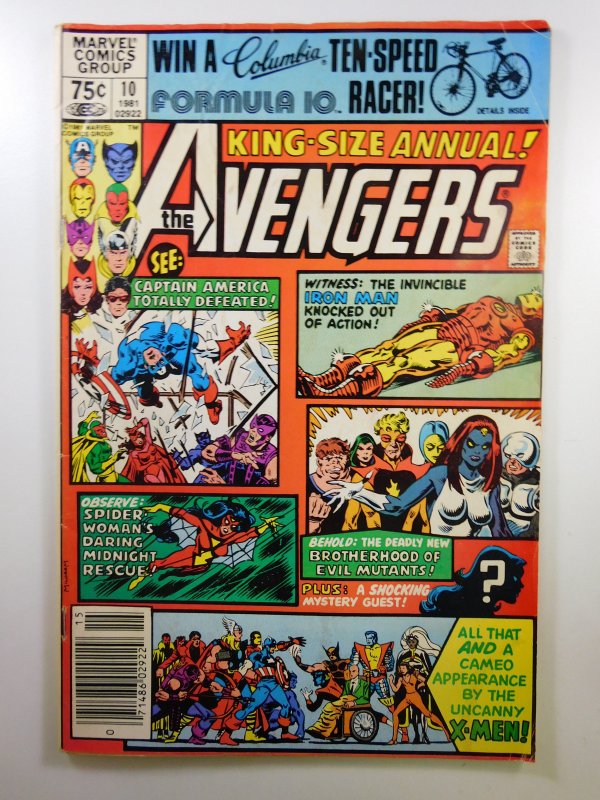 The Avengers Annual #10 (1981) VG+