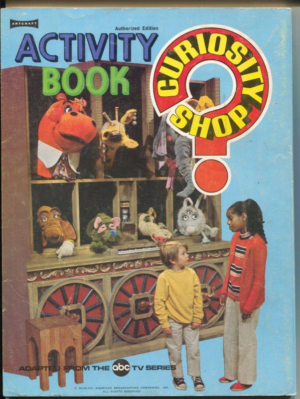 Curiosity Shop Color and Paint Book #4373 1958-ABC TV series-VG