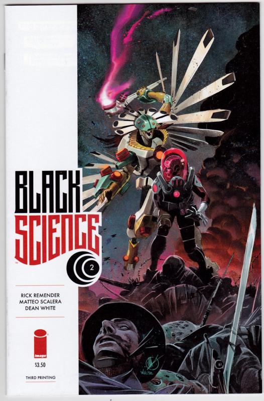 Black Science #2  (3rd Printing)  9.4 NM 