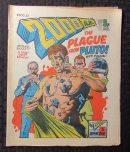 1977 July 30 2000 A.D. UK Weekly #23 FN- Judge Dredd