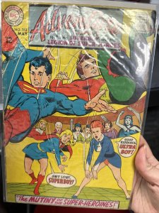 Adventure Comics#368 Silver Age 1968 DC Comics Superboy Legion Of Super Heroes?
