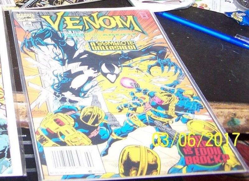 Venom: Separation Anxiety #2 (Jan 1995, Marvel) eddie brock 