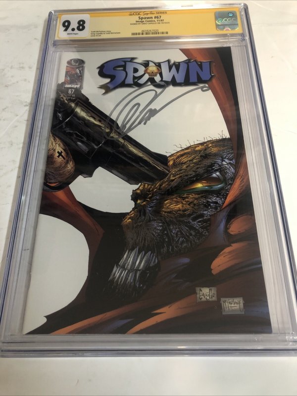 Spawn (1997) # 67 (CGC 9.8 SS) Signed Greg Capullo * Image Comics *