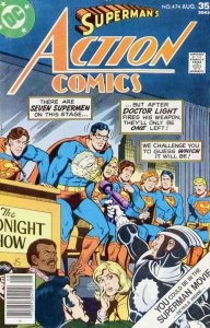 Action Comics #474 FN ; DC | Superman 1977 Doctor Light