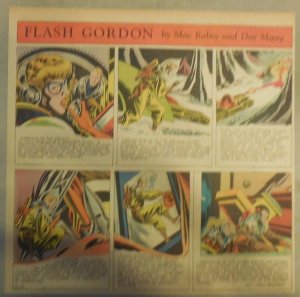 Flash Gordon Sunday Page by Mac Raboy from 4/26/1953  2/3's Full Page Size 