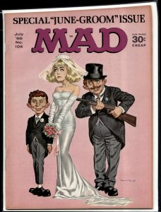 Mad #104 (1966) Microfolk Dept.
