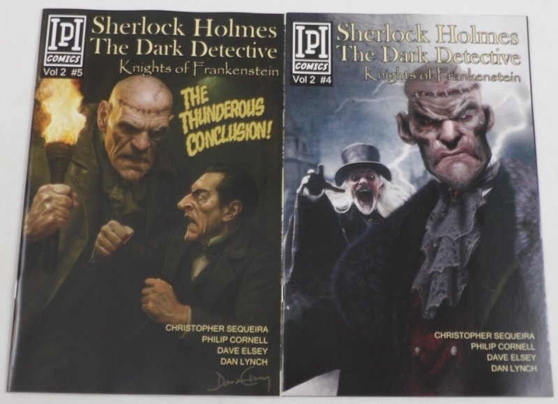Sherlock Holmes Knights Of Frankenstein #1-5 VF/NM full set Dark Detective ; IPI