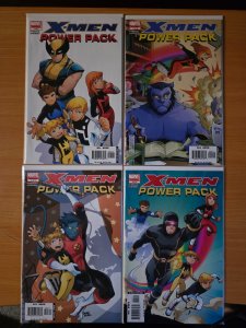 X-Men & Power Pack 1-4 Complete Set Run! ~ NEAR MINT NM ~ 2005 Marvel Comics