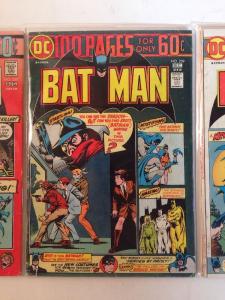 Batman 257 4.0 259 3.0 261 4.0 Lot Set Run