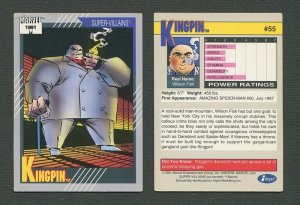 1991 Marvel Comics II  Card  #55 ( Kingpin )  EX