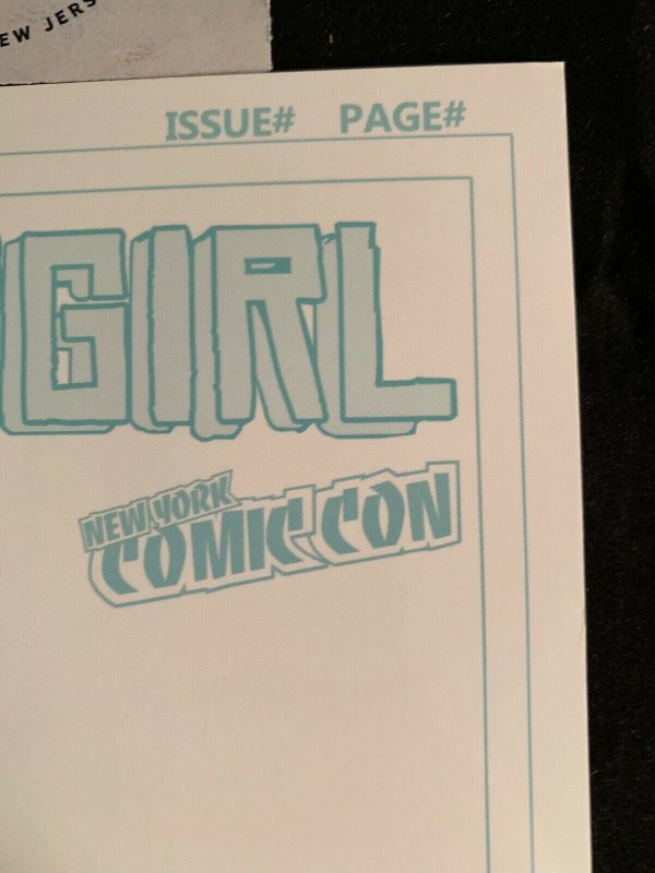 HENCHGIRL #1 NM NYCC BLANK SKETCH variant Scout Comics